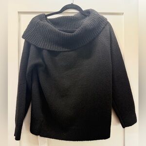 Black Off The Shoulder Sweater